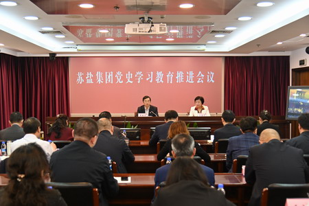 蘇鹽集團(tuán)召開黨史學(xué)習(xí)教育推進(jìn)會(huì) 蘇鹽集團(tuán)召開黨史學(xué)習(xí)教育推進(jìn)會(huì)
