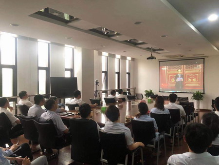 蘇鹽集團(tuán)集中收聽收看慶祝中國共產(chǎn)黨成立100周年大會盛況