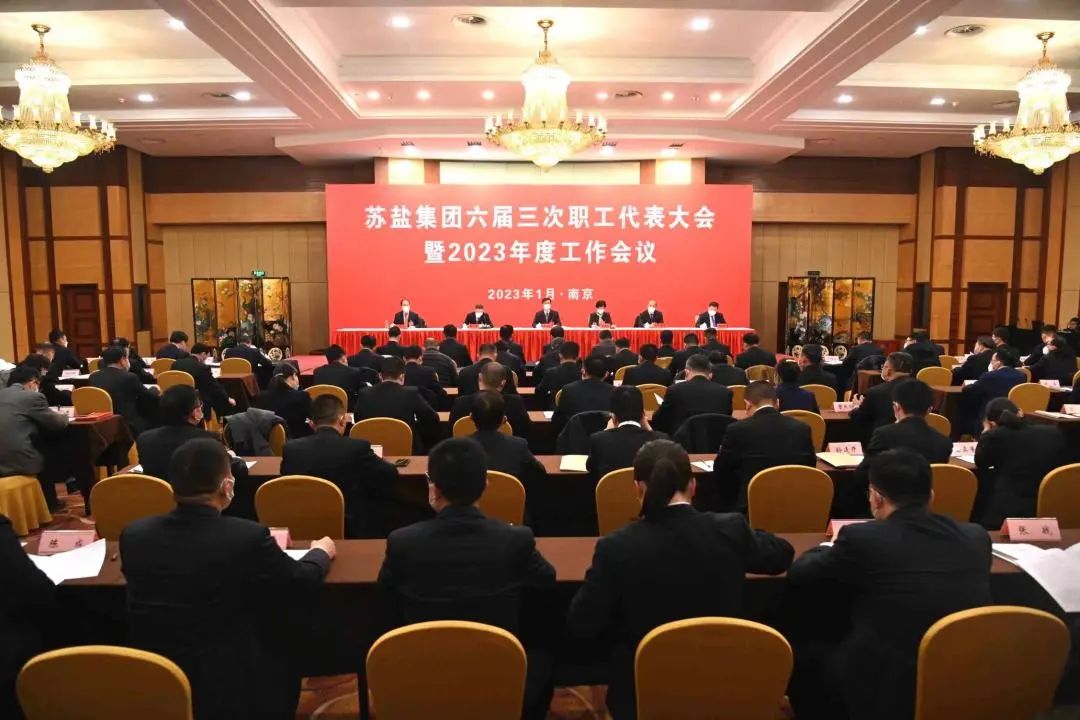 蘇鹽集團(tuán)隆重召開六屆三次職工代表大會暨2023年度工作會議 蘇鹽集團(tuán)隆重召開六屆三次職工代表大會暨2023年度工作會議