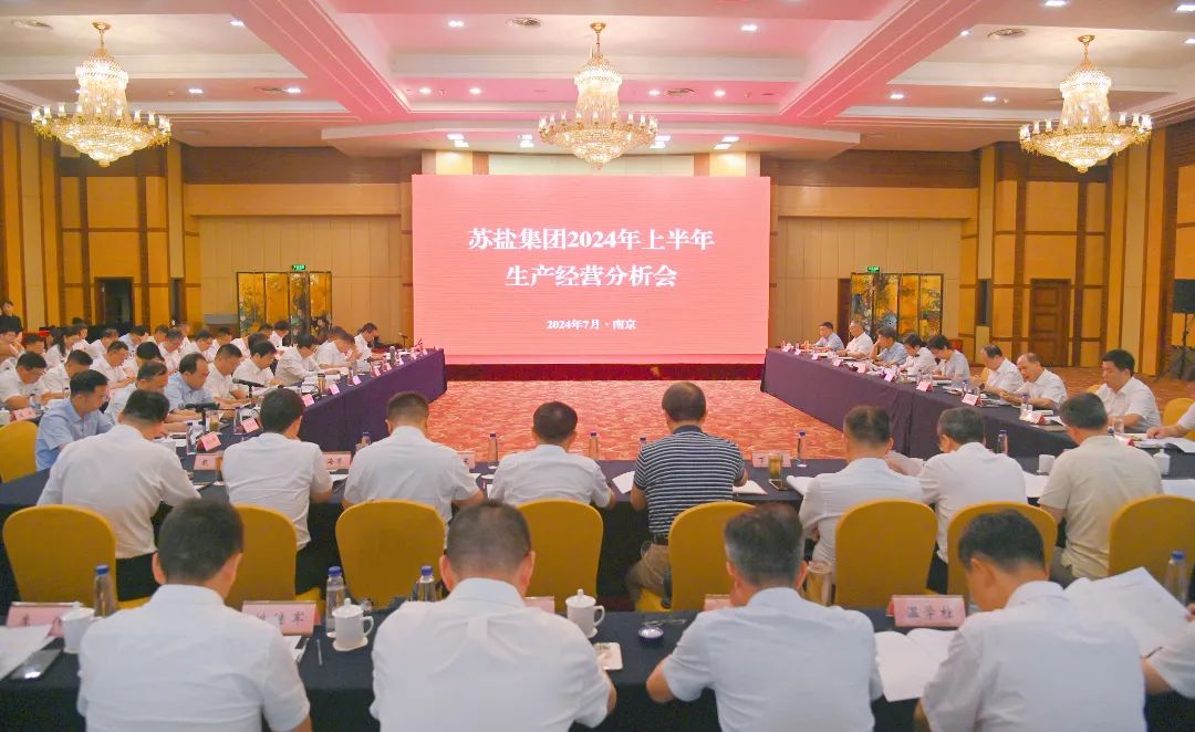 蘇鹽集團(tuán)召開2024年上半年生產(chǎn)經(jīng)營分析會